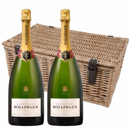 Magnum of Bollinger Special Cuvee Champagne 1.5L Duo Magnum Hamper (2x150cl)